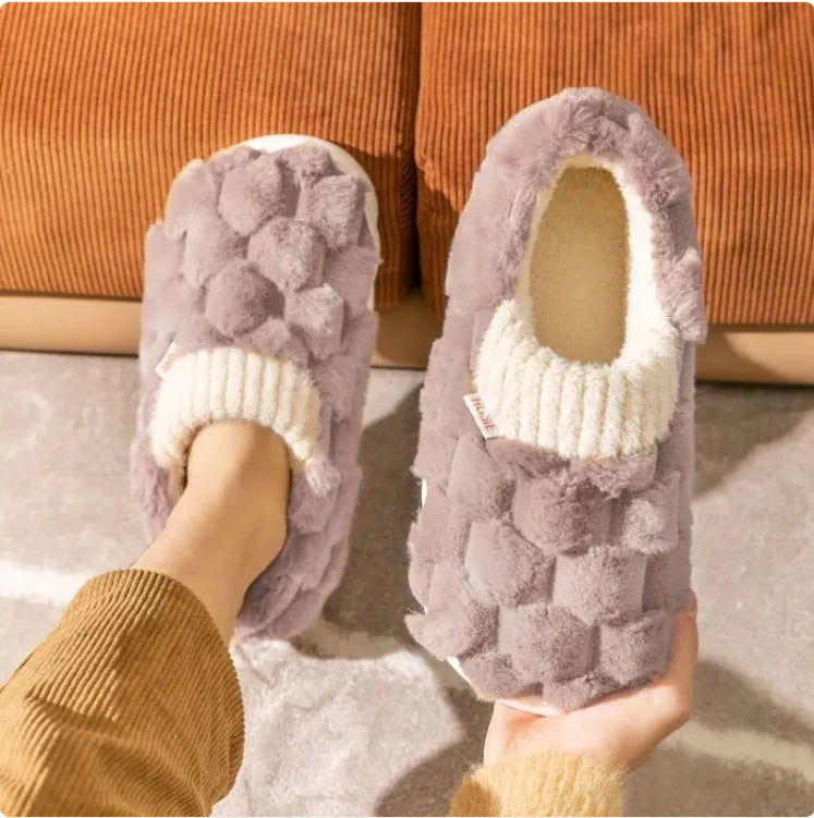 Cozy Cotton Winter Slippers